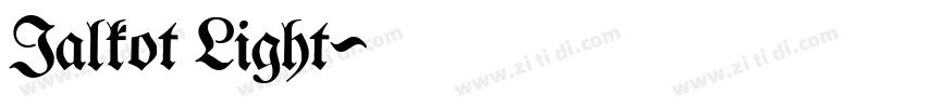 Jalkot Light字体转换 Jalkot Light字体转换